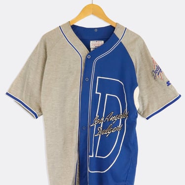 Vintage Starter MLB Los Angeles Dodgers Colour Block Jersey Outerwear Sz M