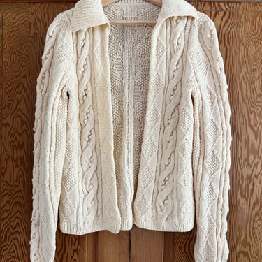 fisherman cardigan