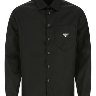 Prada Men Black Re-Nylon Shirt