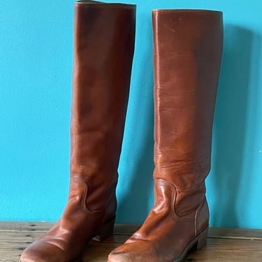 Frye Campus Boots - Chestnut Brown