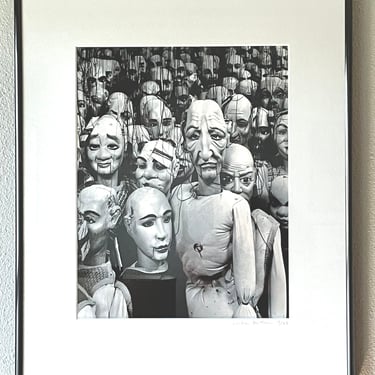 LINDA BUTLER MARIONETTES in Milan 1995 - Gelatin Photograph in Frame - Signed/Numbered 13/25 