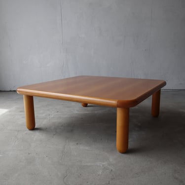 Post Modern Low Profile Square Coffee Table 