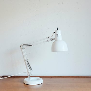 Mid Century White task lamp 