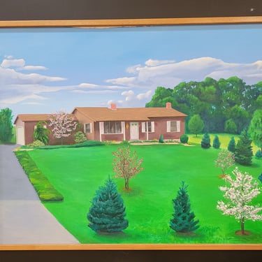 Acrylic Home Landscape Painting