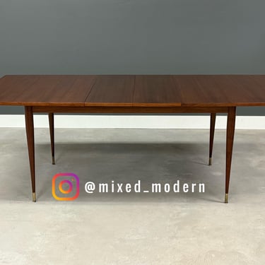 Refinished 84” Walnut Dining Table 