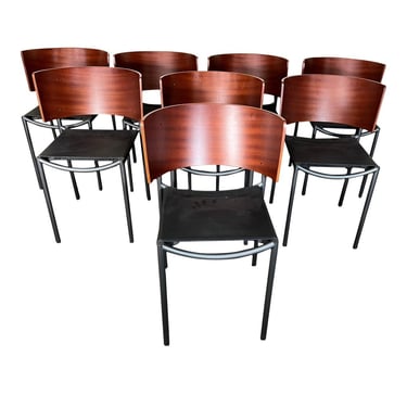 Set of 8  Mid Century Modern  Chairs  