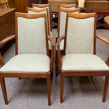 Item #DMC317 Set of Six &#8220;G-Plan&#8221; Teak Framed Dining Chairs c.1960
