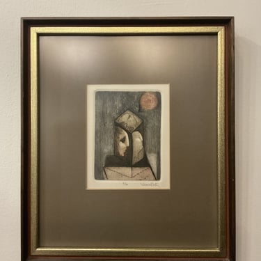 Porter, Signed Abstract Etching 5/50