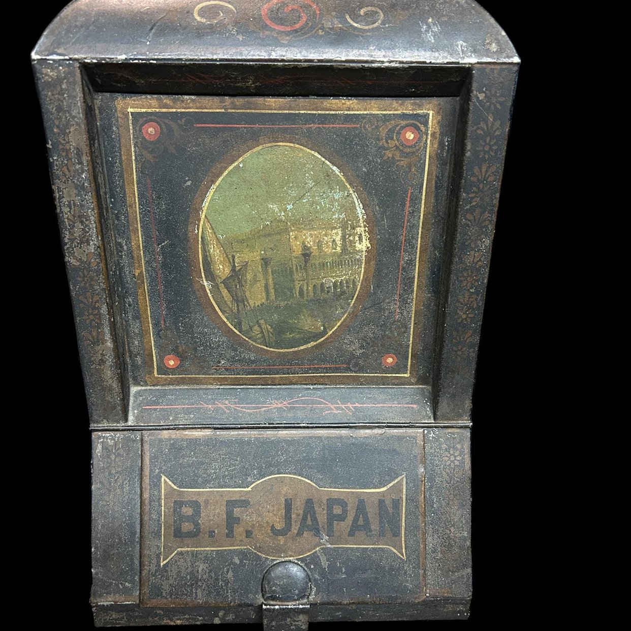 Antique Tea Tin Counter Display: BF Japan General | Farmhouse Eclectics ...