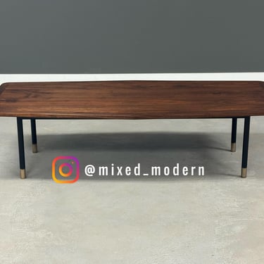 Refinished Walnut Coffee Table by Organic Modernism 