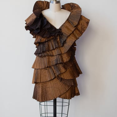 Pleated Silk Mini Dress | Krizia 