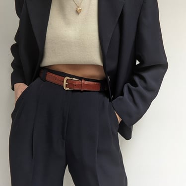 Vintage Midnight Twilled Pantsuit