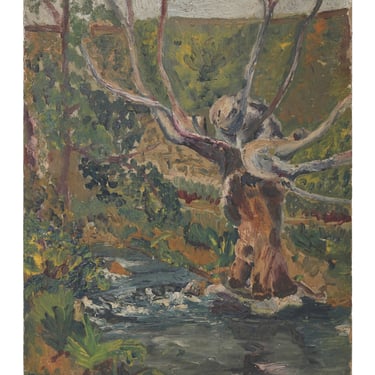 Vintage Landscape Painting VIII