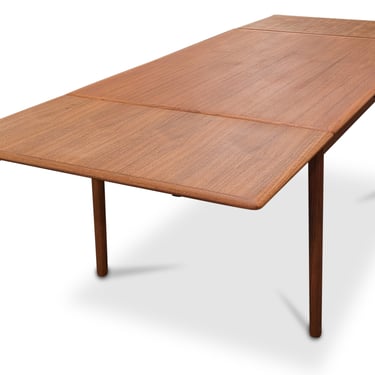 Large Teak Dining Table w Two Hidden Leaves - 122270