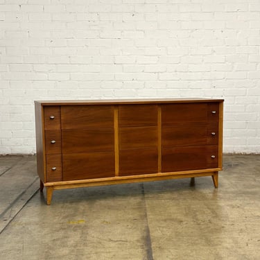 Two Tone Mid Century Dresser 