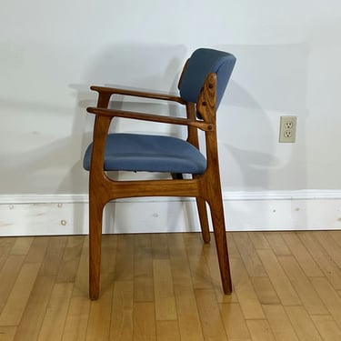 Set of Eight Mid-Century Model 49 Armchairs in Teak by Erik Buch for Oddense Maskinsnedkeri, 1960s