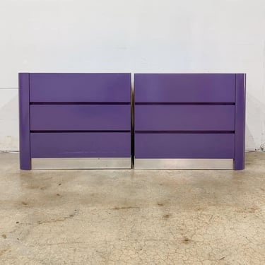 Purple Three-Drawer Dresser Set *MESSAGE US for shipping quote* 