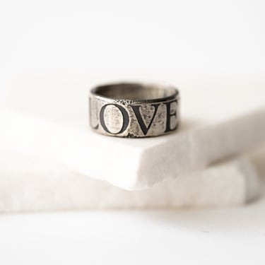 Sterling Silver 'Lover' Band