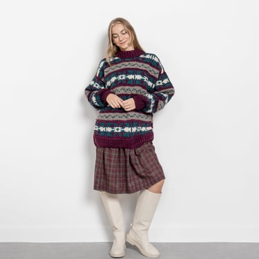 OVERSIZED HANDMADE FISHERMAN'S Sweater Extra Large Xxl Oversize Chunky Knit Jumper 