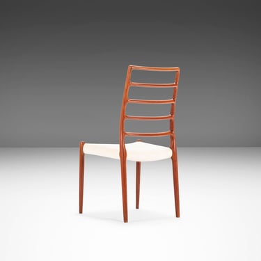 Niels Møller Model No. 82 Ladderback Dining Chair / Desk Chair in Teak for J.L. Møllers Møbelfabrik, Denmark, c. 1960's 