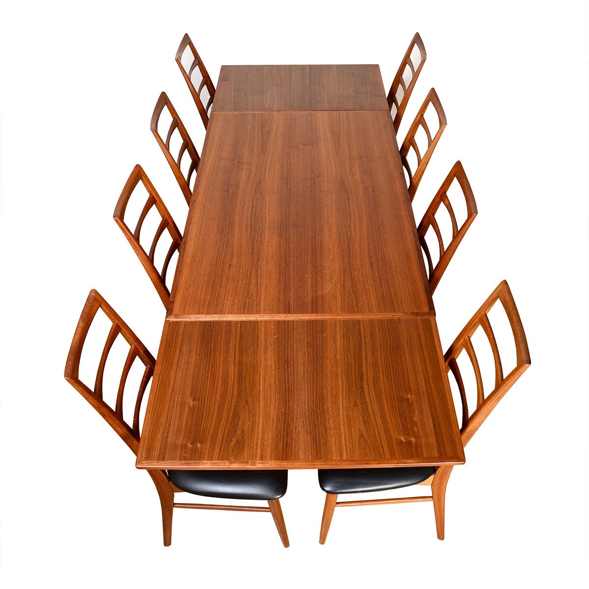 Apartment-Sized Danish Walnut Expanding Rectangle Dining Table | Modern ...