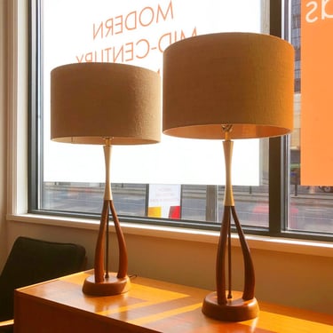 V.h. Woolums Table Lamps 
