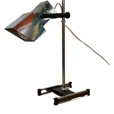 Mid-Century Adjustable Chrome Task Lamp 