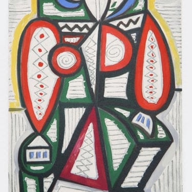 Pablo Picasso Estate Print, Femme Assise 