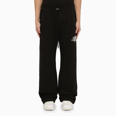 Amiri Black Logoed Jogging Trousers Men