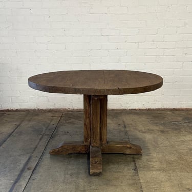 Primitive Round Dining Table 