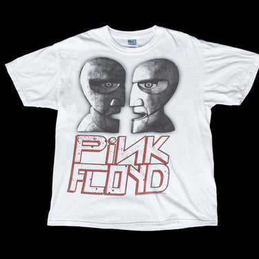 Pink Floyd Division Bell T Shirt - Men's Large, Women's XL | Unisex White Graphic Album Tour Tee 