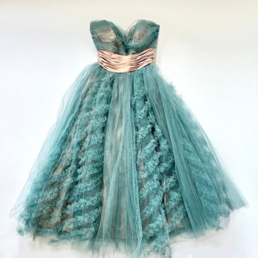 Vintage 1950s Prom Dress by Cotillion Original 