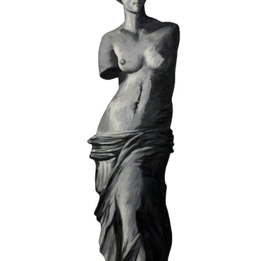 The Venus de Milo Acrylic Painted Cutout on Board 