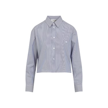 Celine Triomphe Cropped Shirt Women