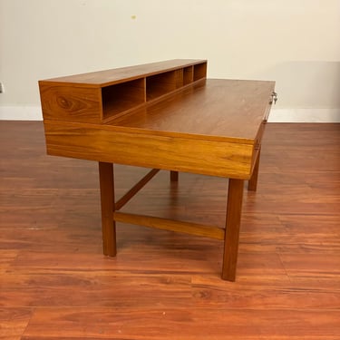 Peter Lovig Nielsen Danish Teak Flip Top Desk -$3495