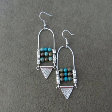 Unique jasper earrings 