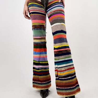 Rainbow Brite Crochet Bell Bottoms