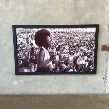Vinatge Digital Print of Irma Thomas at the New Orleans Jazz Festival 1975