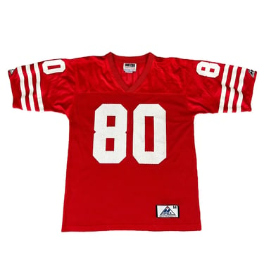 Vintage 90's Jerry Rice San Francisco 49ers Red Football Jersey Medium