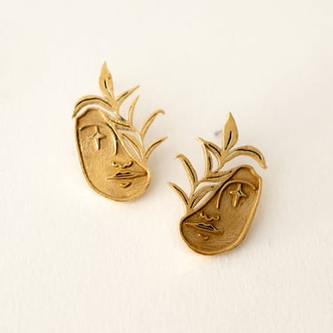 Bronze Starry Demeter Earrings
