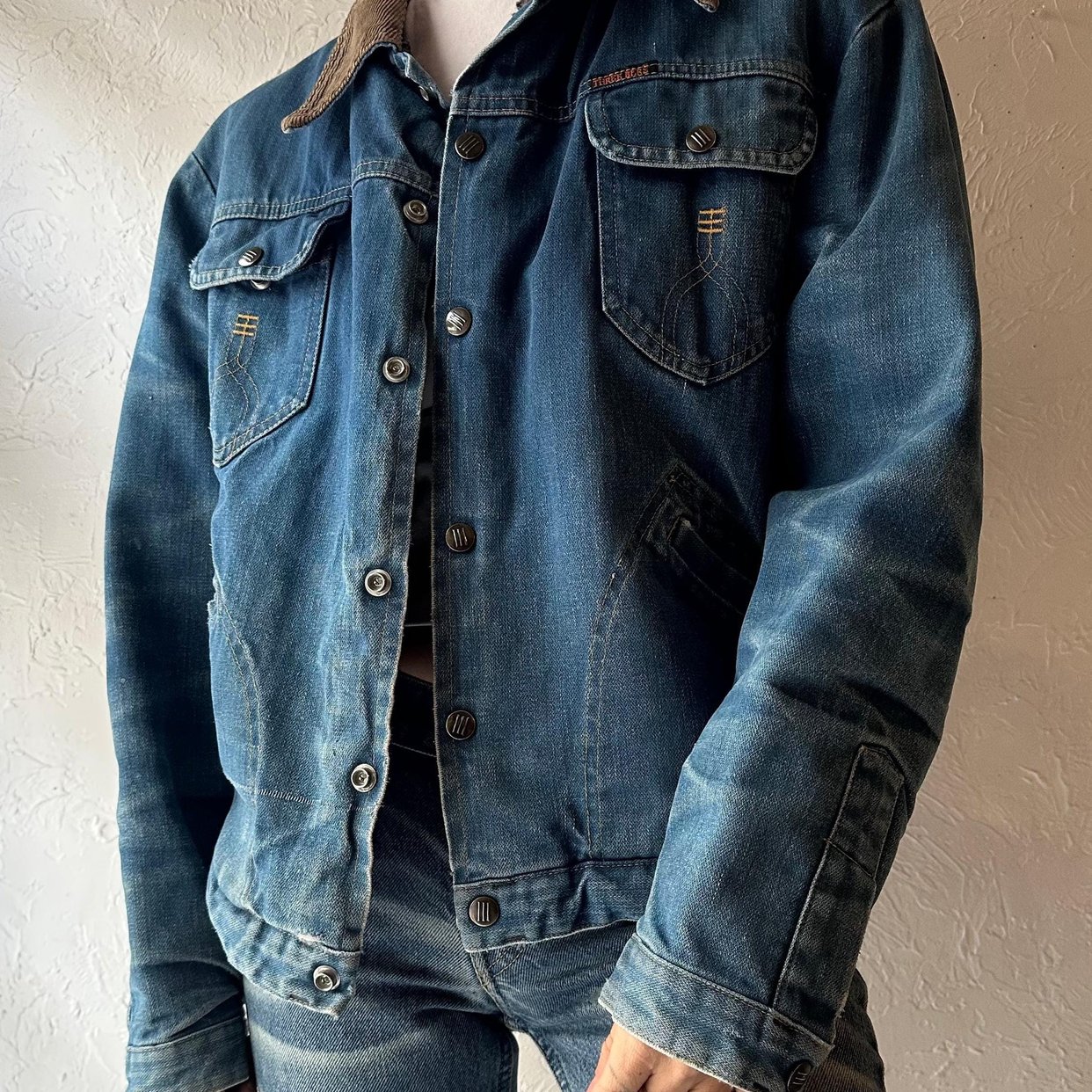 80s 'Three Bears' Faux Shearling Lined Demin Jacket / | Wild Honey ...