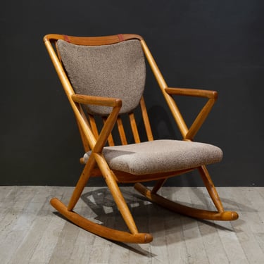 Mid-century Benny Linden Teak Rocking Chair c.1960