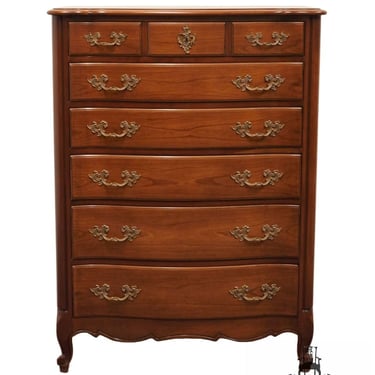 NATIONAL FURNITURE Co. Solid Provincial Cherry Early American 37" Chest of Drawers 250 