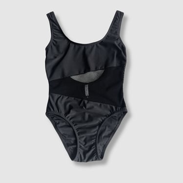 the 'black + mesh' one-piece