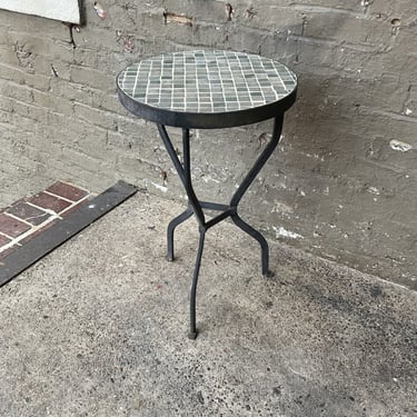 Iron Tile Top Table