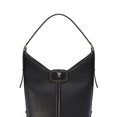 Valentino Garavani Women Vlogo Leather Hobo Bag