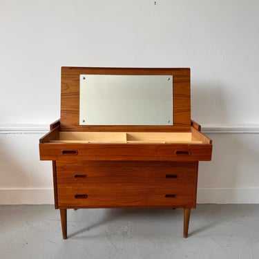 Danish Teak Vanity Desk