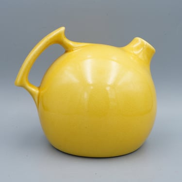 Rumrill Yellow Ball Jug (no stopper) | Vintage Water Pitcher 