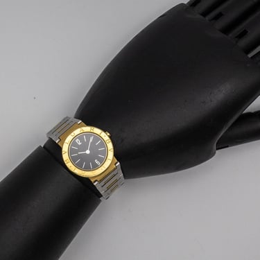 BVLGARI Digono 18K Yellow Gold and Stainless Steel Quartz Watch