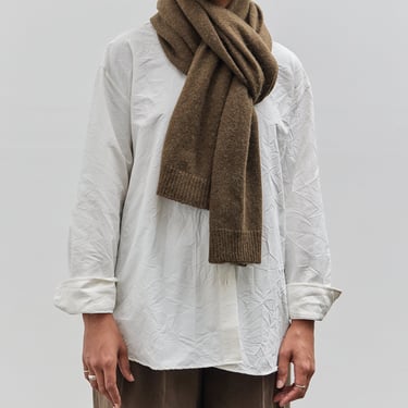 Mijeong Park Alpaca Blend Knit Scarf, Brown